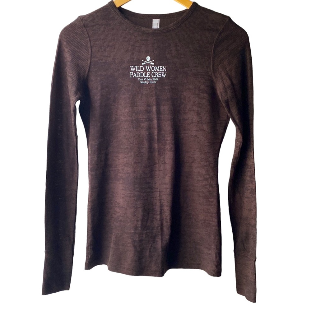 Wild Women Paddle Crew Thermal Long Sleeve Tee/Gauley River Rafting Tee